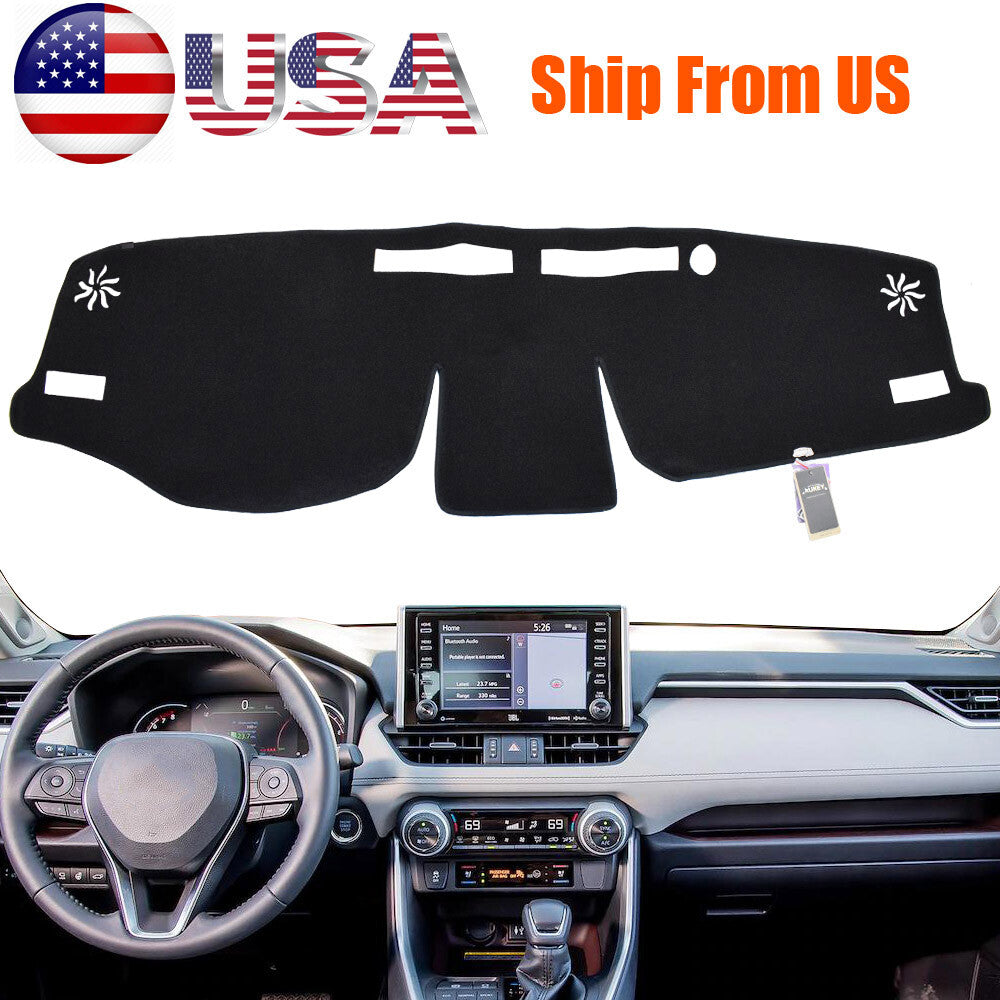 fits for 2019-2024 2023 for TOYOTA RAV4 XA50 DASH COVER MAT DASHBOARD PAD / BLACK Q