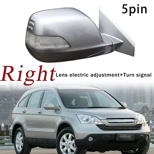 RH Rear View Mirror Assy Silver 5PIN for HONDA CRV CR-V RE1 RE2 RE4 2007-2011