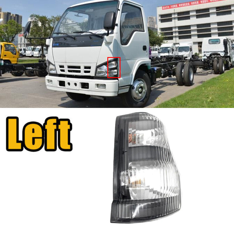 Left for ISUZU 600P Truck Car Front Bumper Headlight Turn Signal Light Lamp