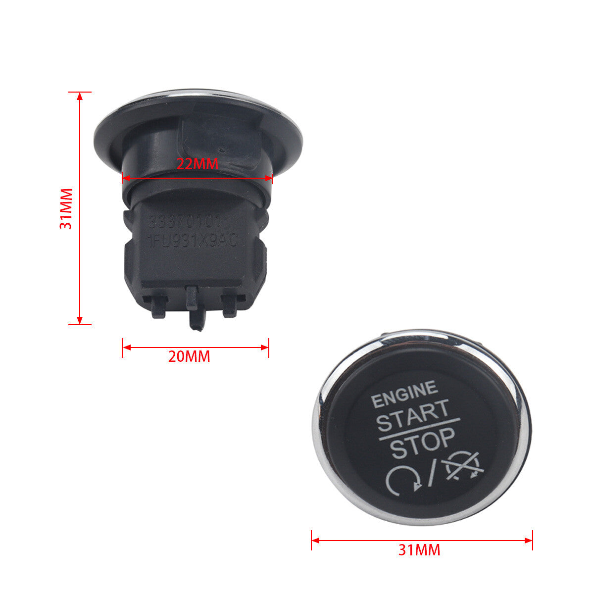 Keyless start/stop engine switch for 2009-2013 for Jeep Grand Cherokee n