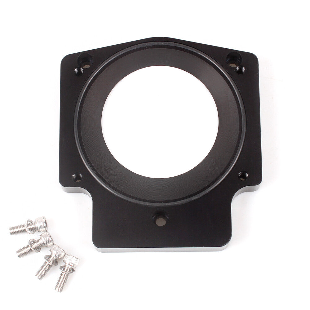 Manifold Adapter Plate for 92MM Throttle Body GEN III LS1 LS2 LS6 LSX LS4 BK US Q