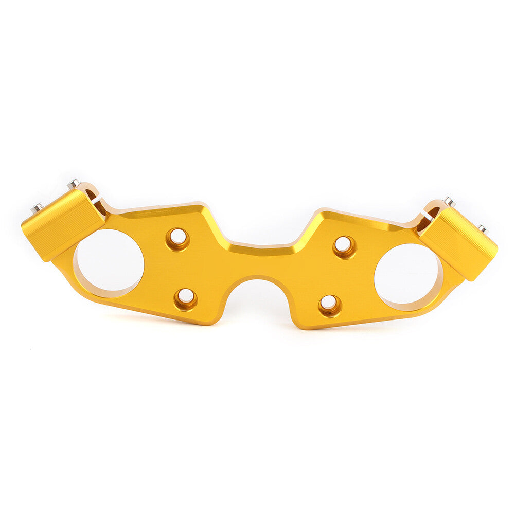 Gold Upper Front Triple Tree End Top Clamp for SUZUKI HAYABUSA GSXR1300 2008 -19 Q