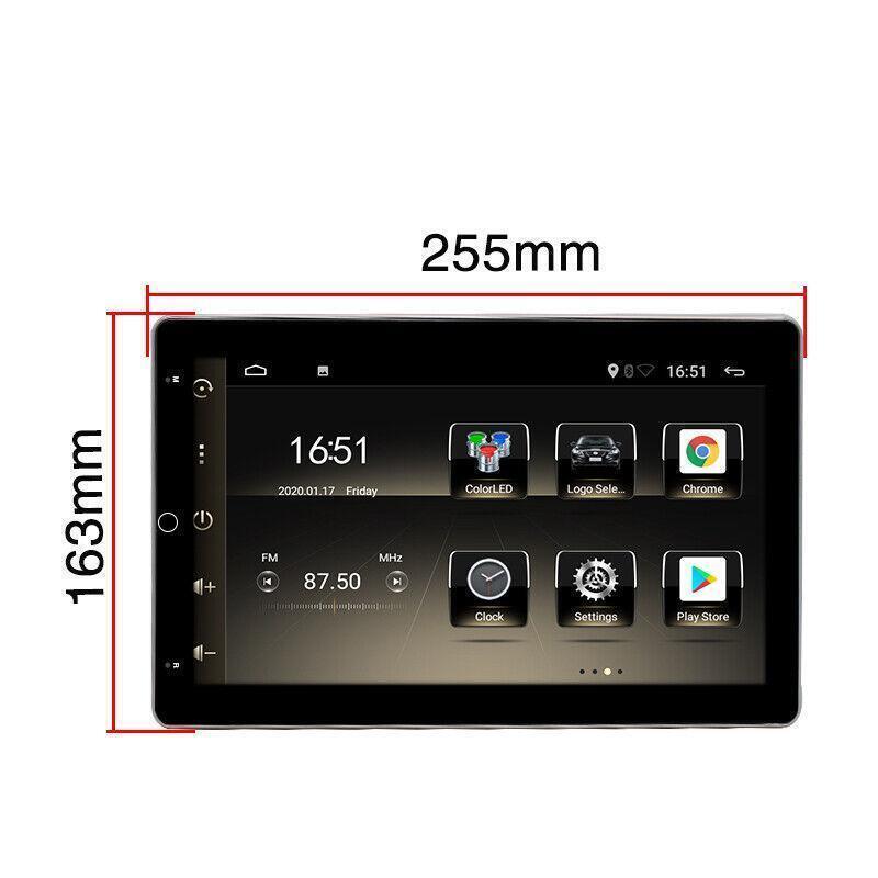 10.1 Bluetooth Car Stereo Unit Car Radio TouchScreen Navigation Dash Player Kit