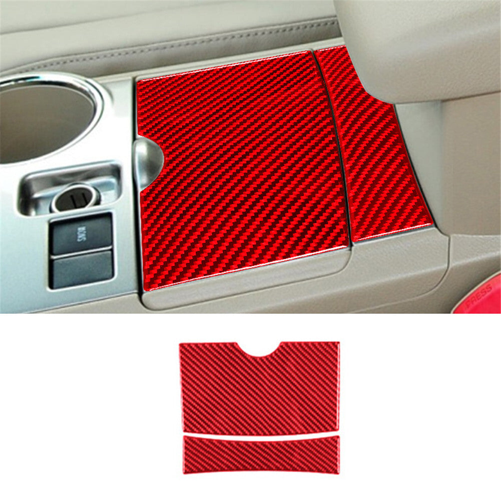 Red for Toyota Highlander 2008-13 Center Console Cup Holder Lid Trim Cover Panel
