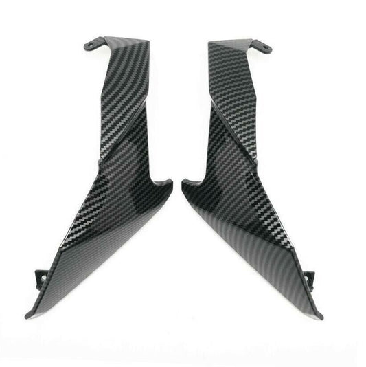 Carbon fiber side nose lamp cover decorative fairing for Kawasaki Z400 2018 - 2023
