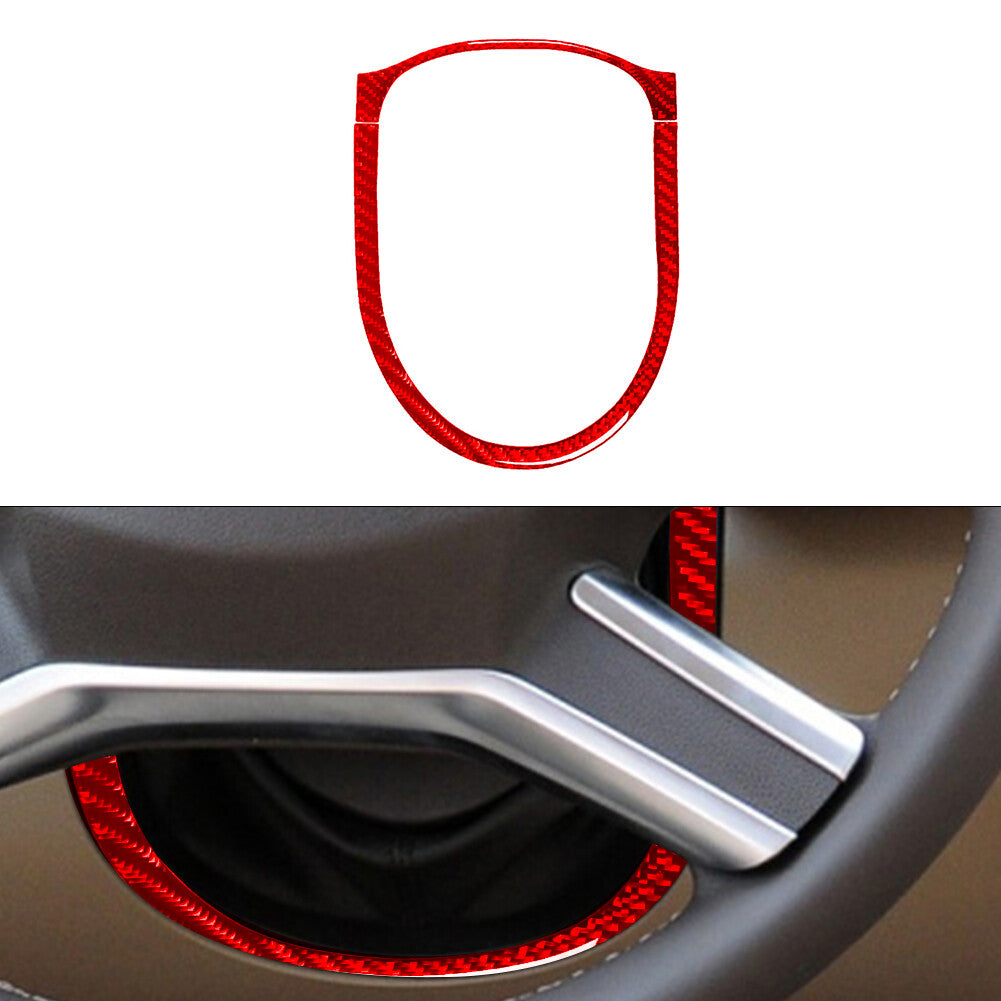 for Mercedes R-Class 2009-2012 Red Steering Wheel Surround Trim Cover Decoration