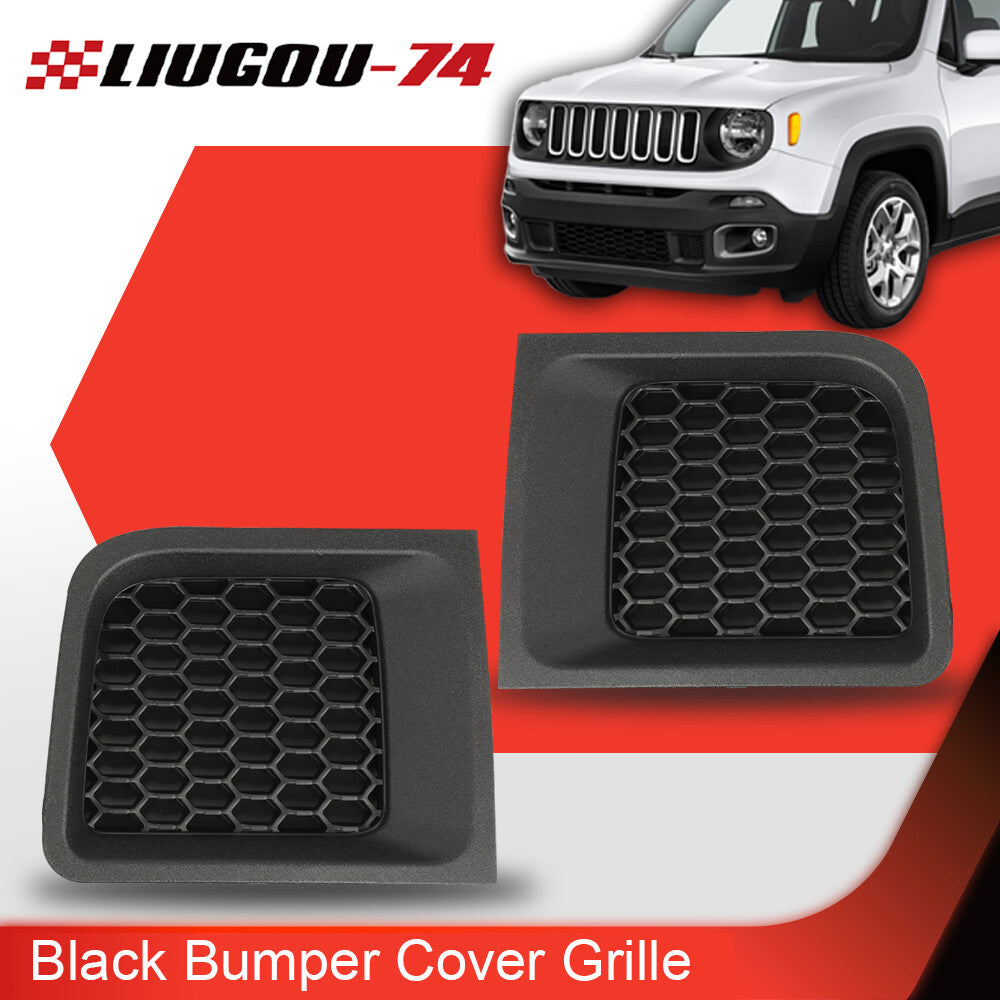 1 pair of front left+right bumper cover grille is suitable for 2015-2017 for Jeep Renegade- v