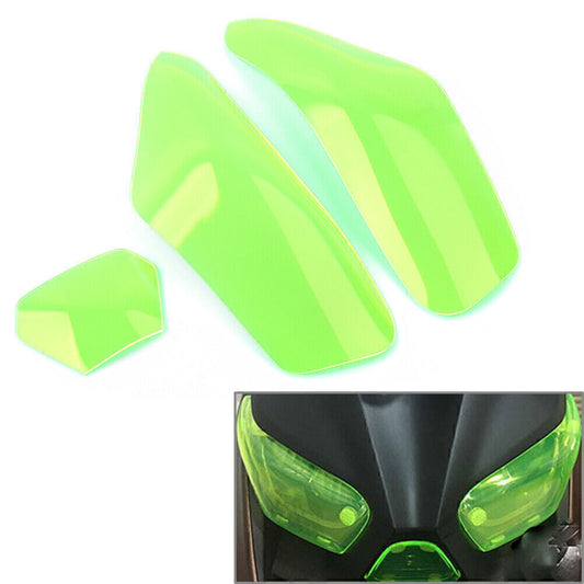 for Yamaha XMAX250 XMAX300 17-18 Headlight Guard Shield Screen Lens Green Cover Q