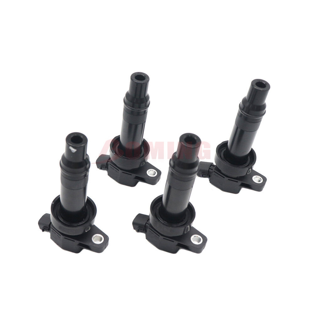 4Pcs Black New Ignition Coil for Hyundai Accent for Veloster for Kia Rio Soul 1.6L