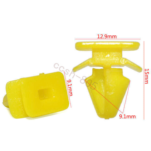 10 Pcs Car Fender Flare Rocker Panel Moulding Trim Clips for Volvo