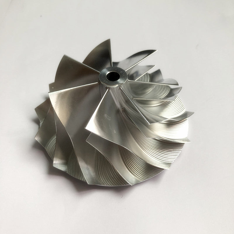 HX40 7+7 Blade 67.00/89.00 mm High-Performance Turbine Billet Compressor Wheel