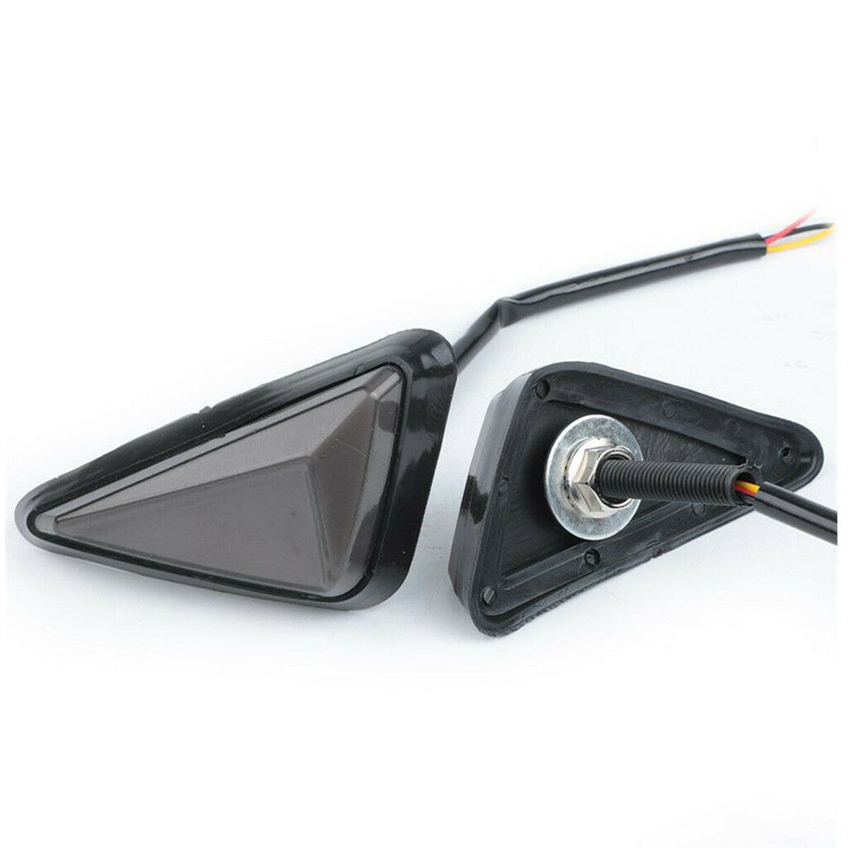 LED Motorcycle Turning Signals Light Daytime Running Brake Flashing Blinker Kit Q