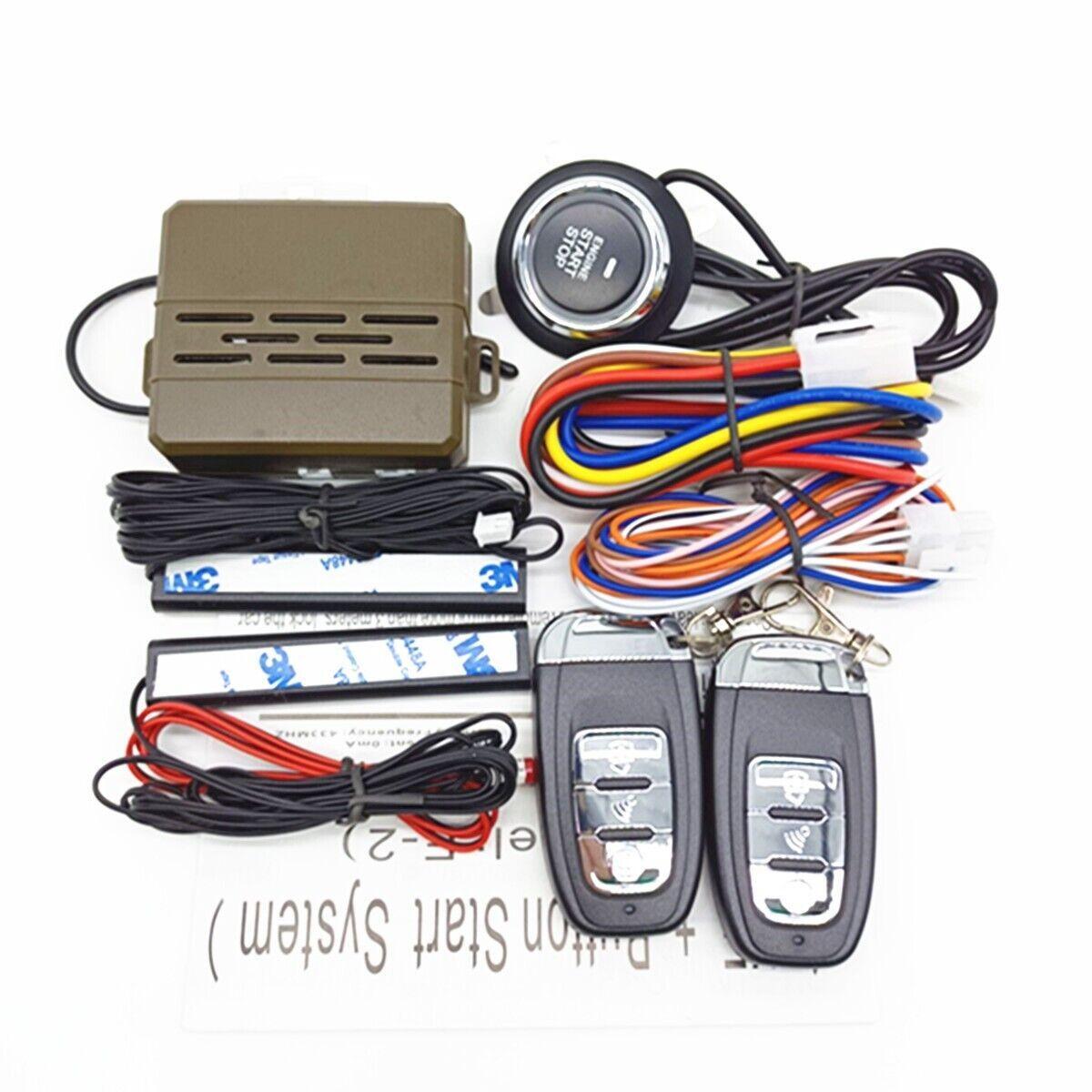 Start button remote alarm system keyless entry engine kit for cars SUVs n