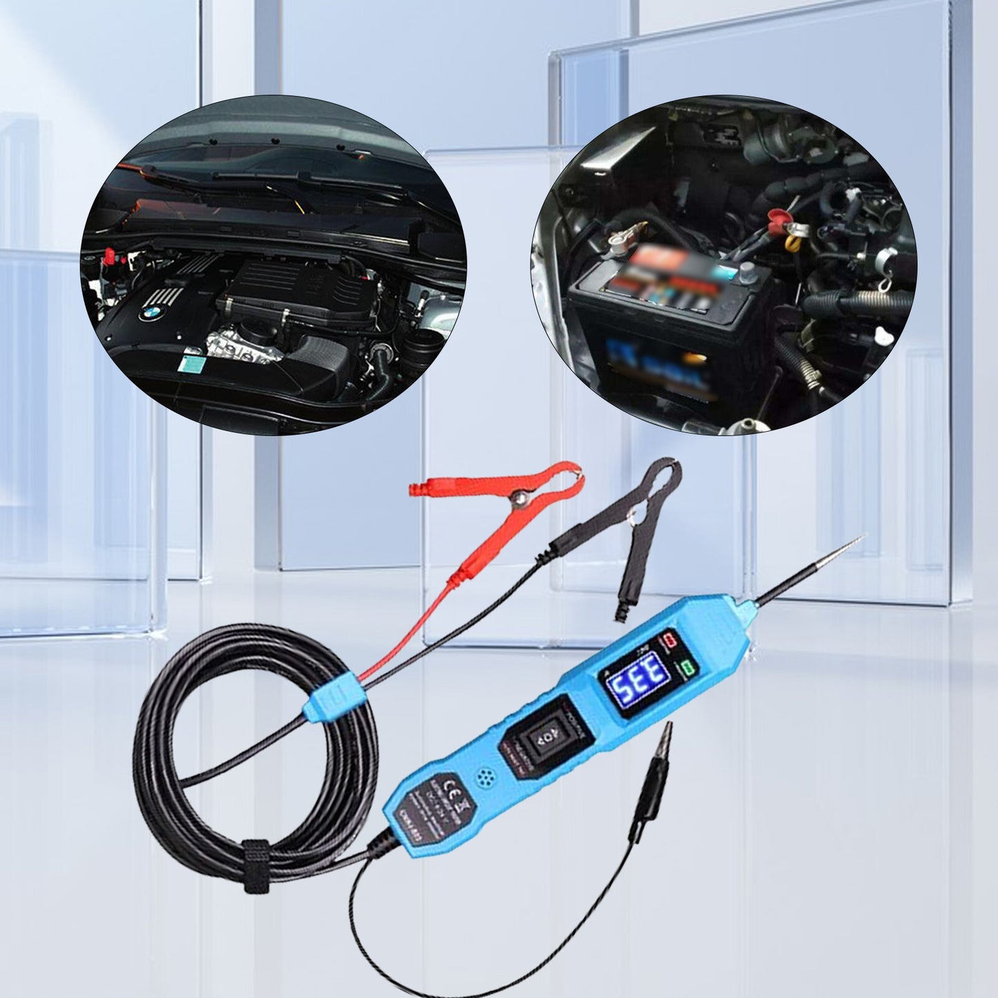 Power Probe Tester Bidirectional Voltage Tool Vehicles Car Electric Circuitfb
