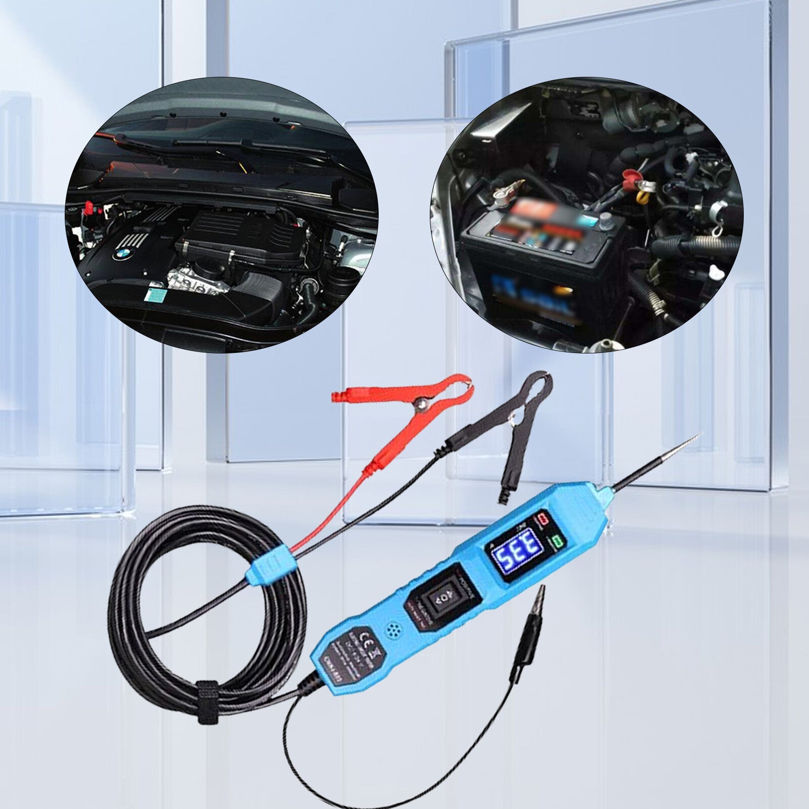 Power Probe Tester Bidirectional Voltage Tool Vehicles Car Electric Circuitfb