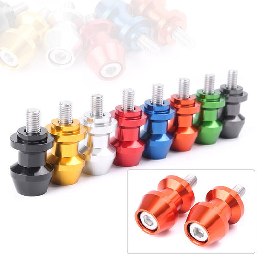 for Yamaha YZF-R1 R6 R6S 2x 8MM Swingarm Swing Arm Spools Slider Stand Bobbins