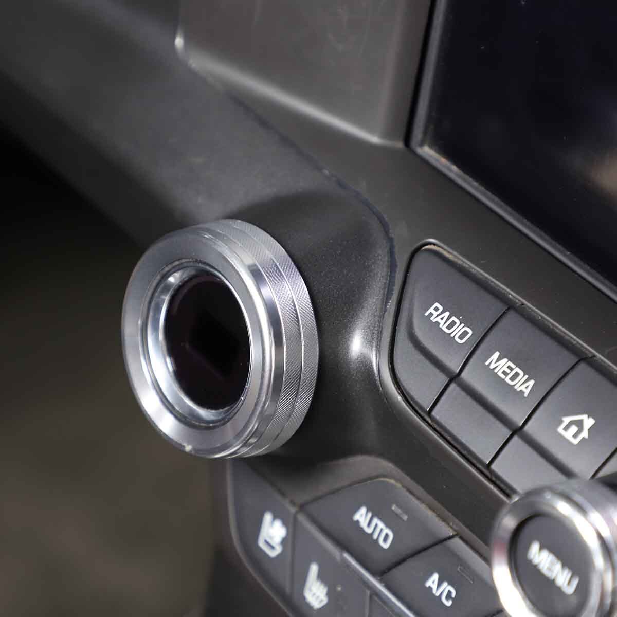 Center Dashboard Storage Box Tray Organizer with Cell Phone Holder for FJ Cruiser- v