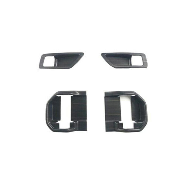 4X Wood Grain Look Inner Door Handle Bowl Cover Trim for Toyota for Sienna 2021-2024