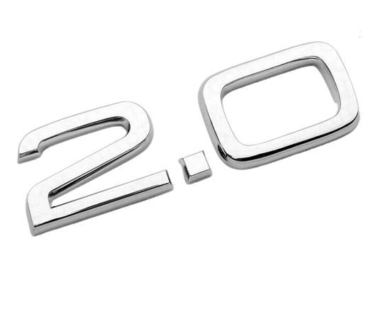 Suitable for Cadillac V1 car side fender rear badge sticker decal silver red