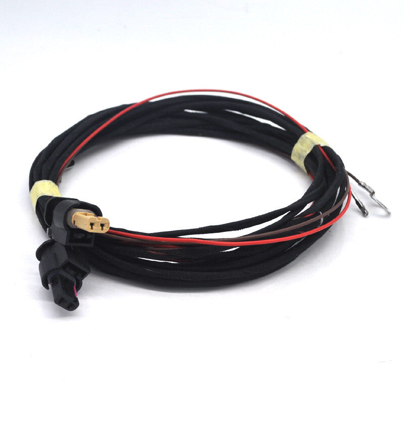 Front led grill emblem light cable adaptor splitter harness for VW for passat b8 mqb v