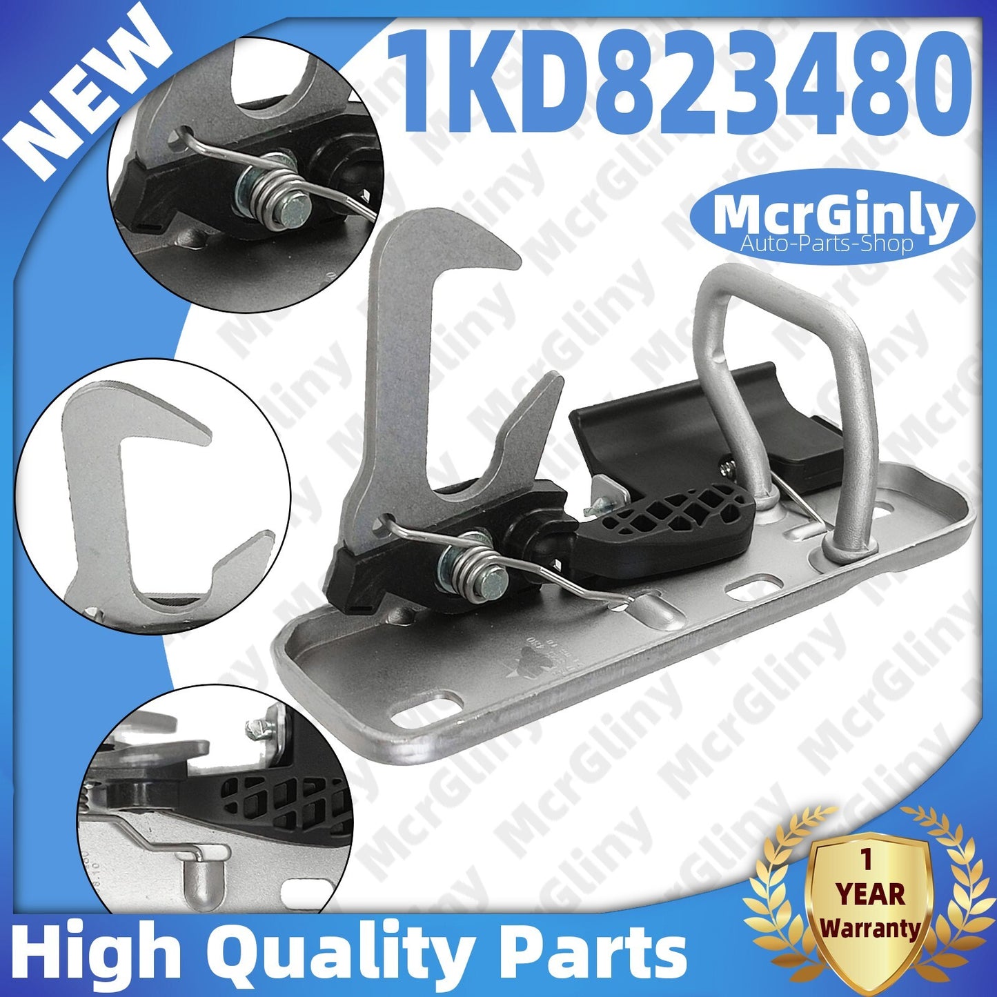 Engine latch release 1KD823480, suitable for Tiguan 2008 - 18 / for Jetta 2005 - 2010 - n