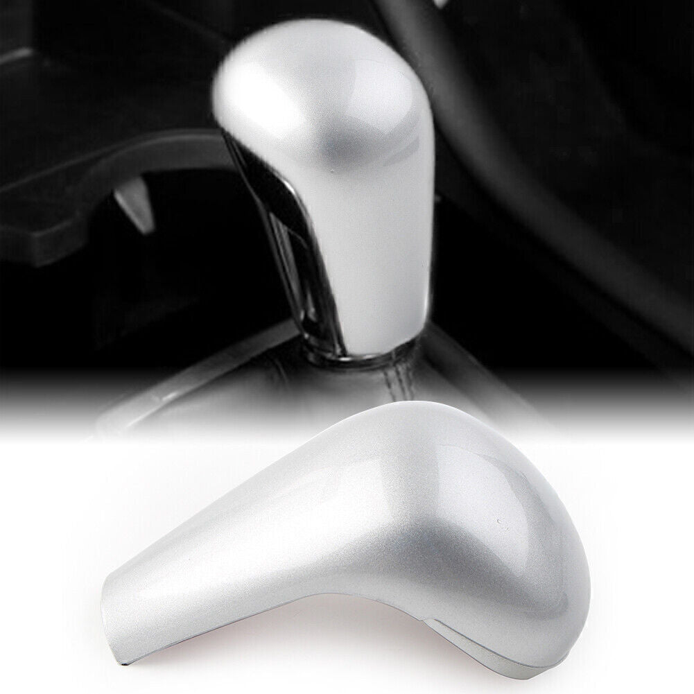 Inner Console Gear Shift Knob Cover Trim for Mazda 3 Axela 2020-2021 Silver Car