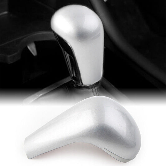 Inner Console Gear Shift Knob Cover Trim for Mazda 3 Axela 2020-2021 Silver Car