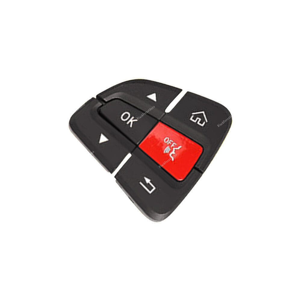 ABS Steering Wheel Switch Button Cover Repair Kit for Benz 2015-2019 GLC Red Q