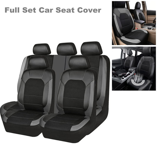 General Motors for seat covers, full set of Pu'er leather and mesh fabric for seat cushion protection - n