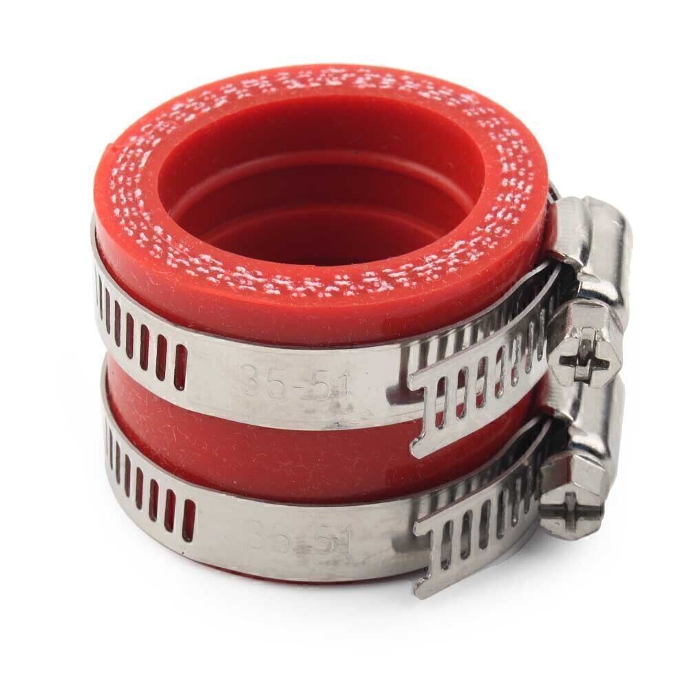 Red Carburetor Rubber Adapter Intake Manifold for OKO PWK 21/24/26/28/30mm Carb Q