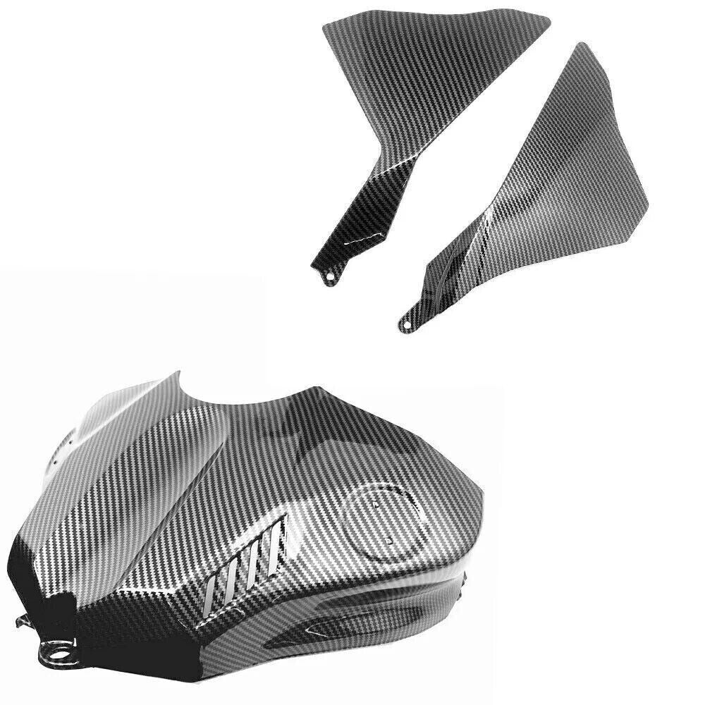 Carbon Fiber Tank Front Air Box ECU Mid Trim Set for YAMAHA YZF R1 R1M/S 2015-19