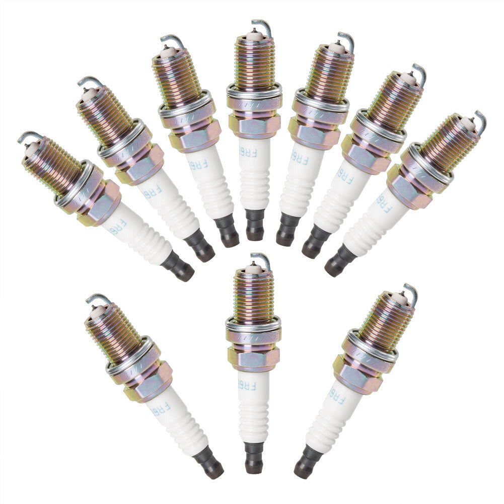 10PCS New Iridium Platinum Spark Plug for Mitsubishi Outlander FR6EI MN163236 Q