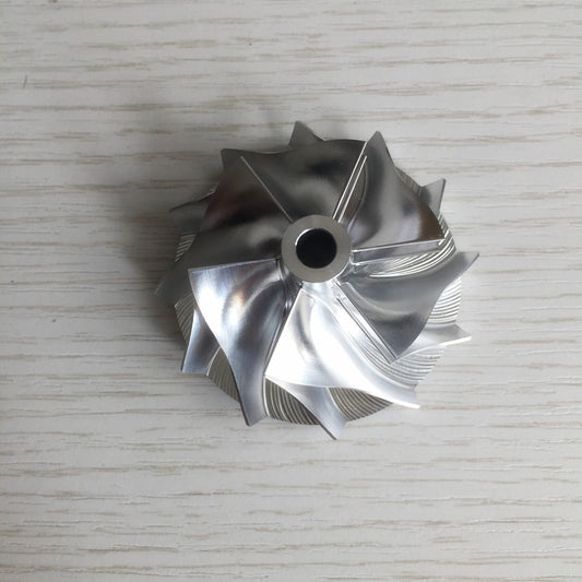 TB25 431350-0015 39.79/51.37mm 6+6 blades Turbo billet compressor wheel