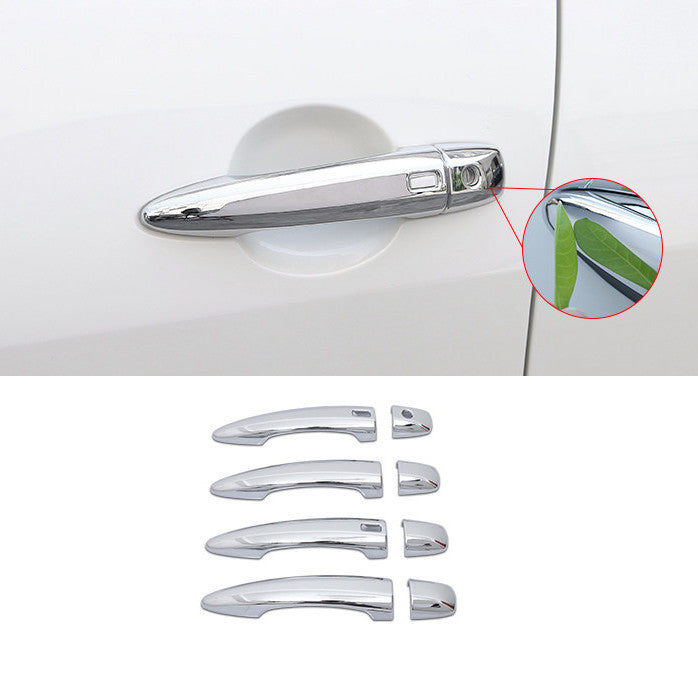 ABS Chrome Door Handle Cover Molding Trim For Sentra 2020-2021 v