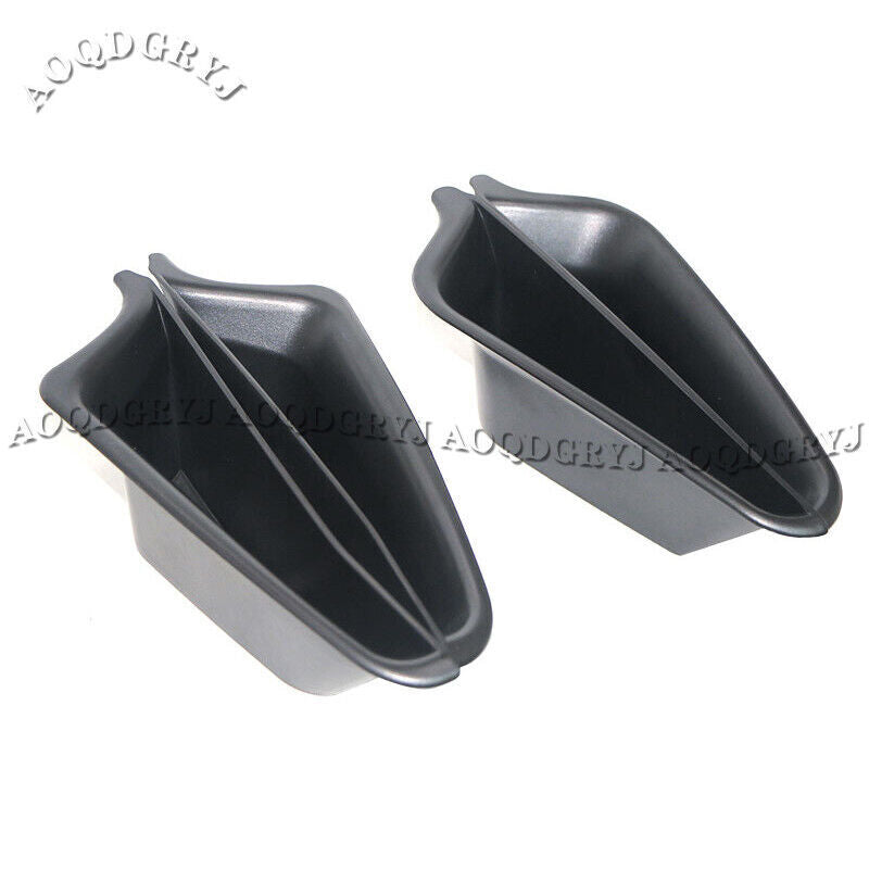 for Porsche for Cayenne 2011-2017 Black ABS Inner Door Storage Box Container Holder Q