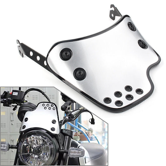Motorrad Windschilder Selbstmodifikation Windschild Retro Windschilder Grau
