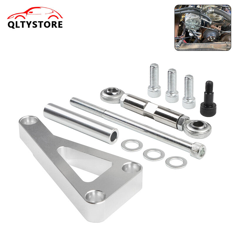 Suitable for SBC for Chevrolet 350 5.0L 5.7L Alternator Mount Kit with Long Water Pump (LWP) - Aluminum Q