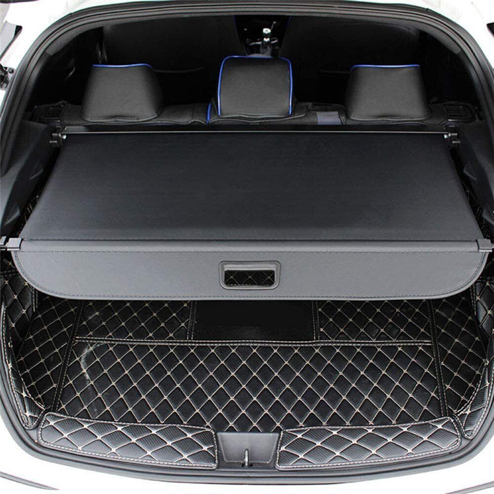 Black Rear Door Cargo Trunk Shade Security Cover for Toyota C-HR CHR 2016-2021