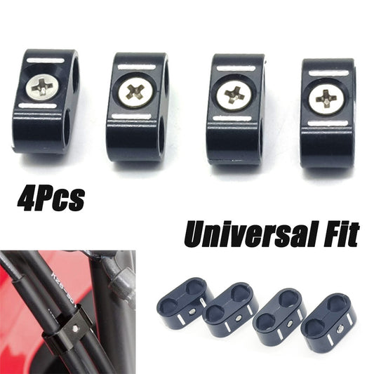 Brake, clutch, and throttle cable clamps/brackets suitable for Harley-Davidson - n