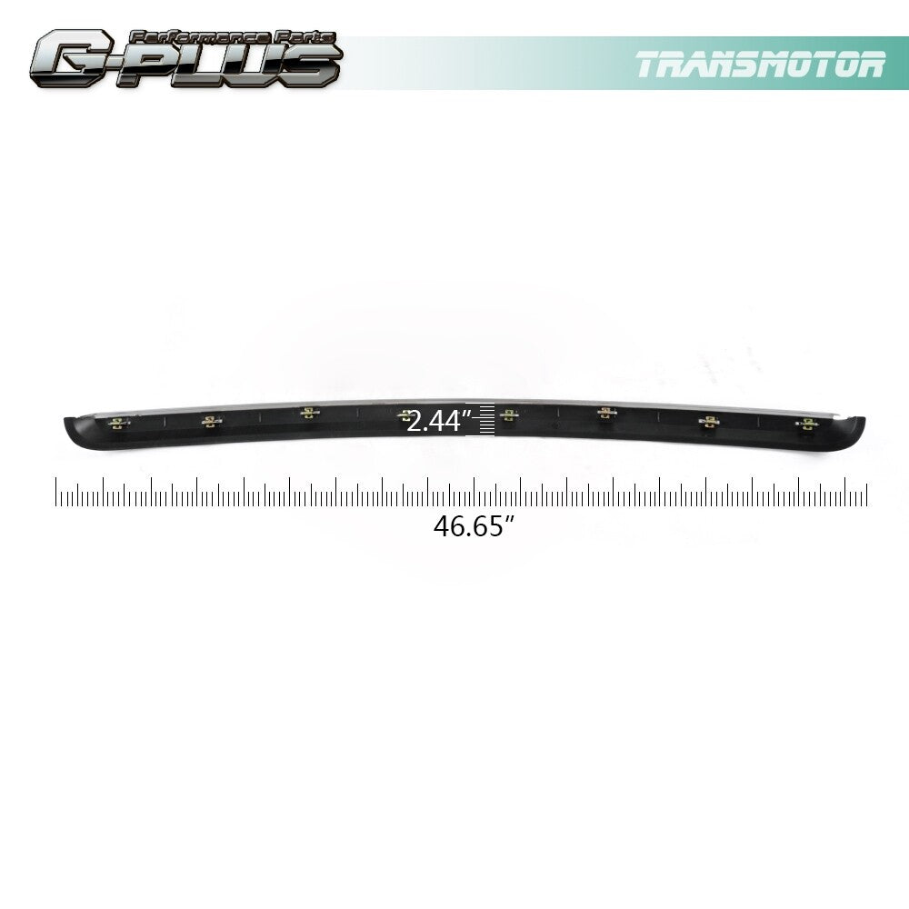 GM1235109 range hood molding decoration chrome plating is suitable for 07-2013 for GMC for Sierra 1500 2500 3500 - v