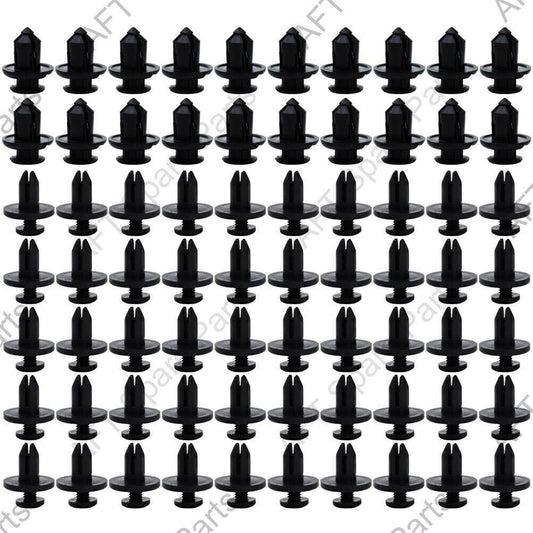 190pcs Universal Car Push Pin Rivet Trim Clip Kit Auto Fastener Plastic Fastener
