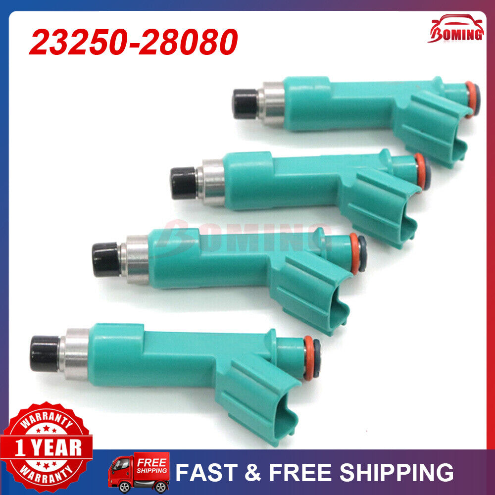 4pcs Fuel Injectors 23250-28080 for Toyota for Scion for Camry RAV4 for Corolla 23209-28080