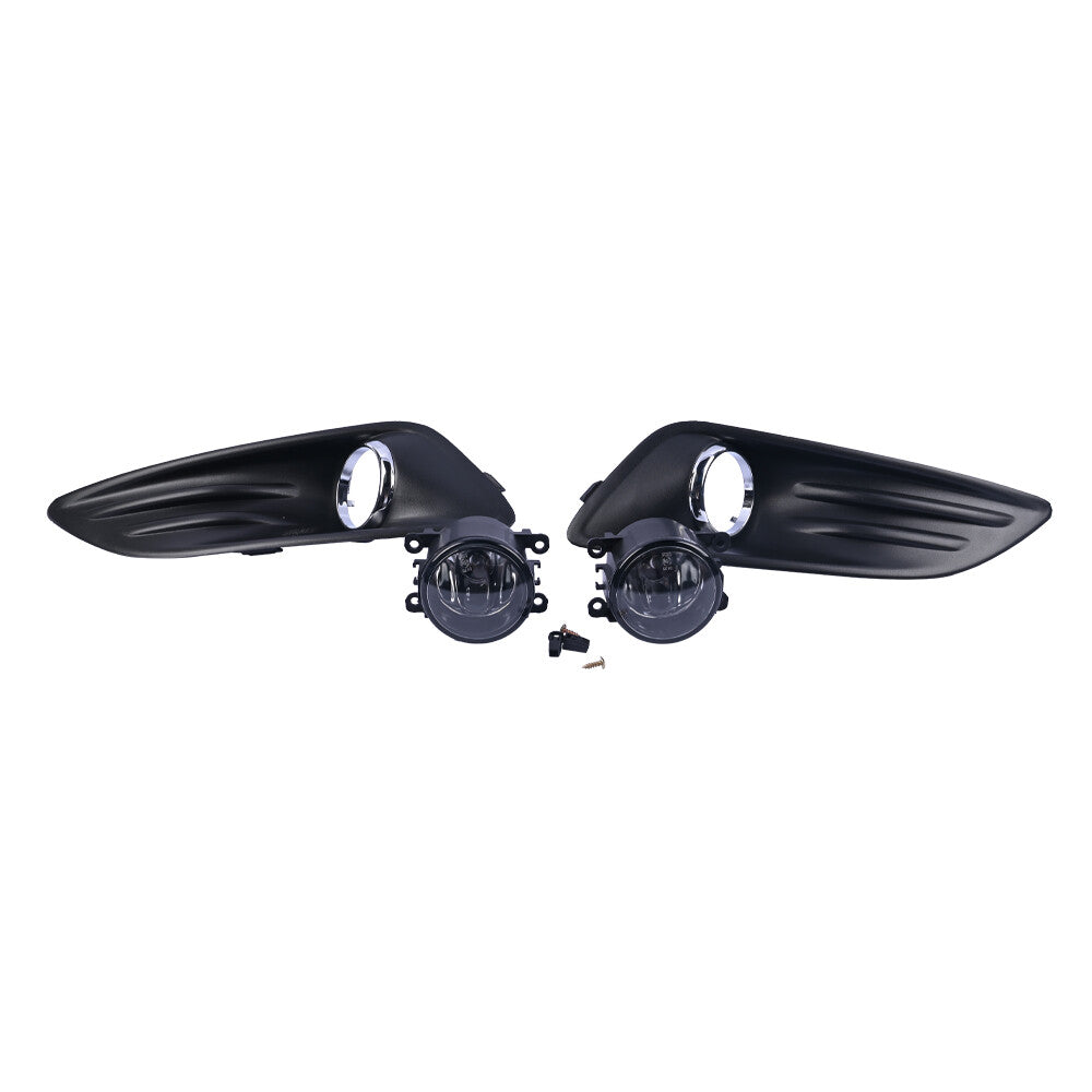 Pair For 2014-2019 for Ford Fiesta Fog Lights Driving Lamps Clear LH+RH
