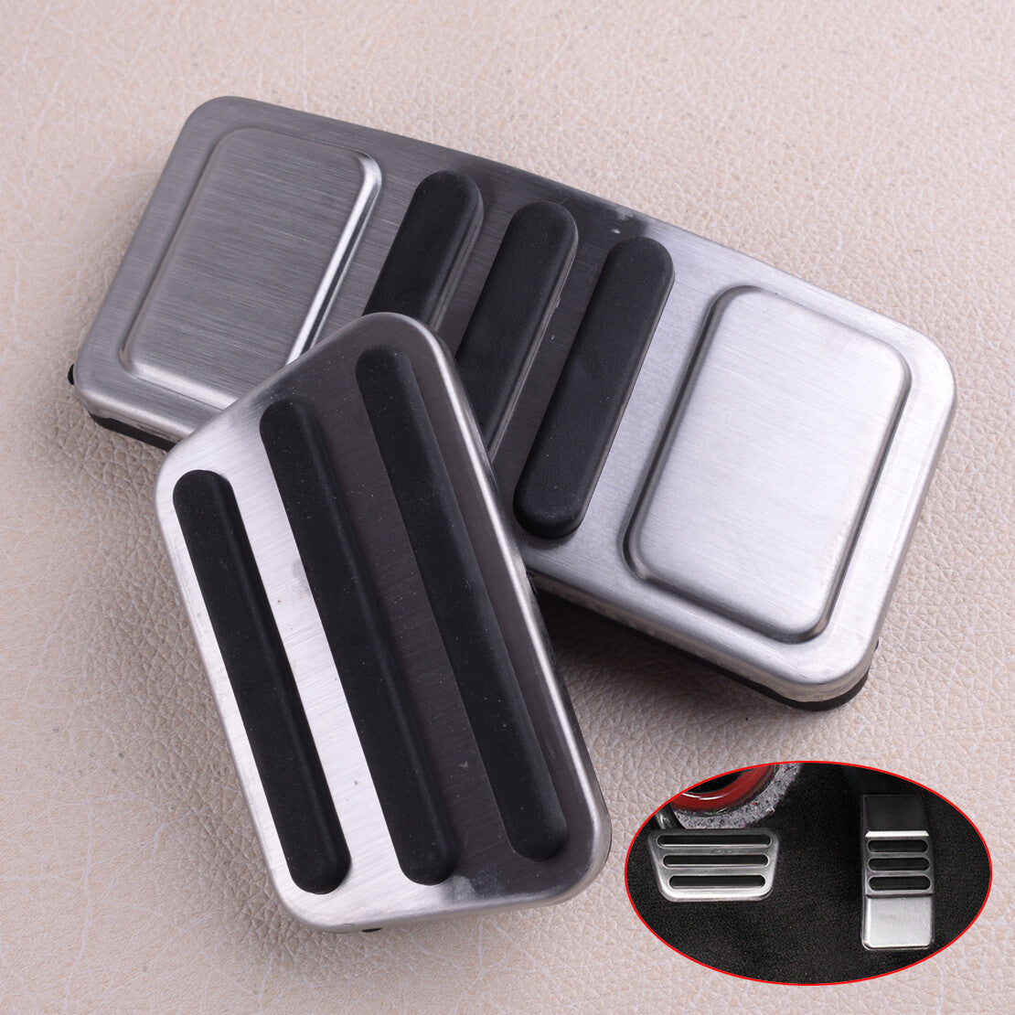 The accelerator, gas fuel and brake pedal are suitable for Mustang 2015-2019- v