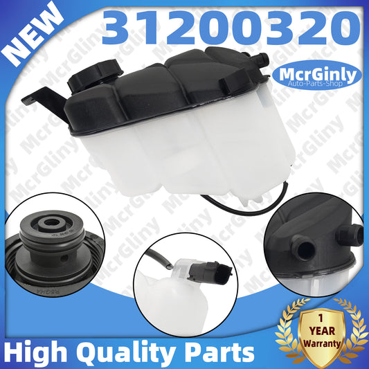 coolant reservoir overflow tank with cap suitable for Volvo S80 V70 V60 #31200320- n