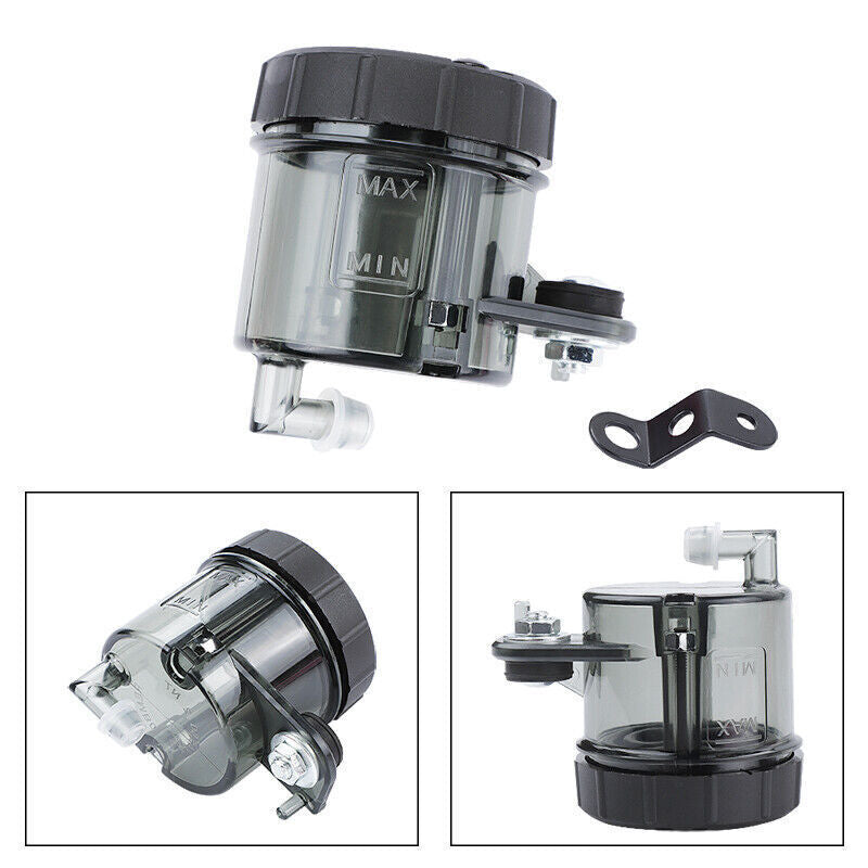 Motorcycle Front Clutch Brake Master Cylinder Fluid Reservoir Tank Oil Cup Black Q