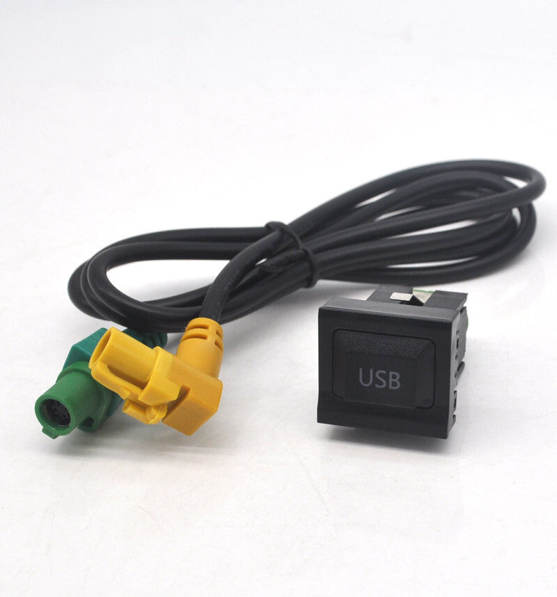 USB PORT DASH SOCKET CABLE for VW for GOLF for PASSAT for Jetta for TIGUAN CC RNS510 310 RCD510 v