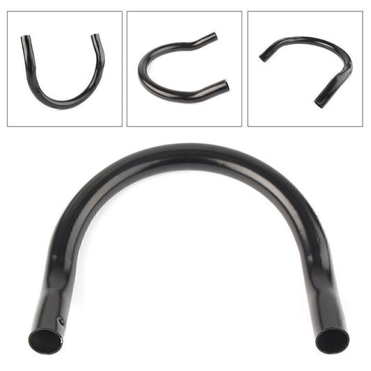For Cafe Racer Black 175mm Rear for Seat Hoop Loop Frame Tracker End Stainless Steel Q