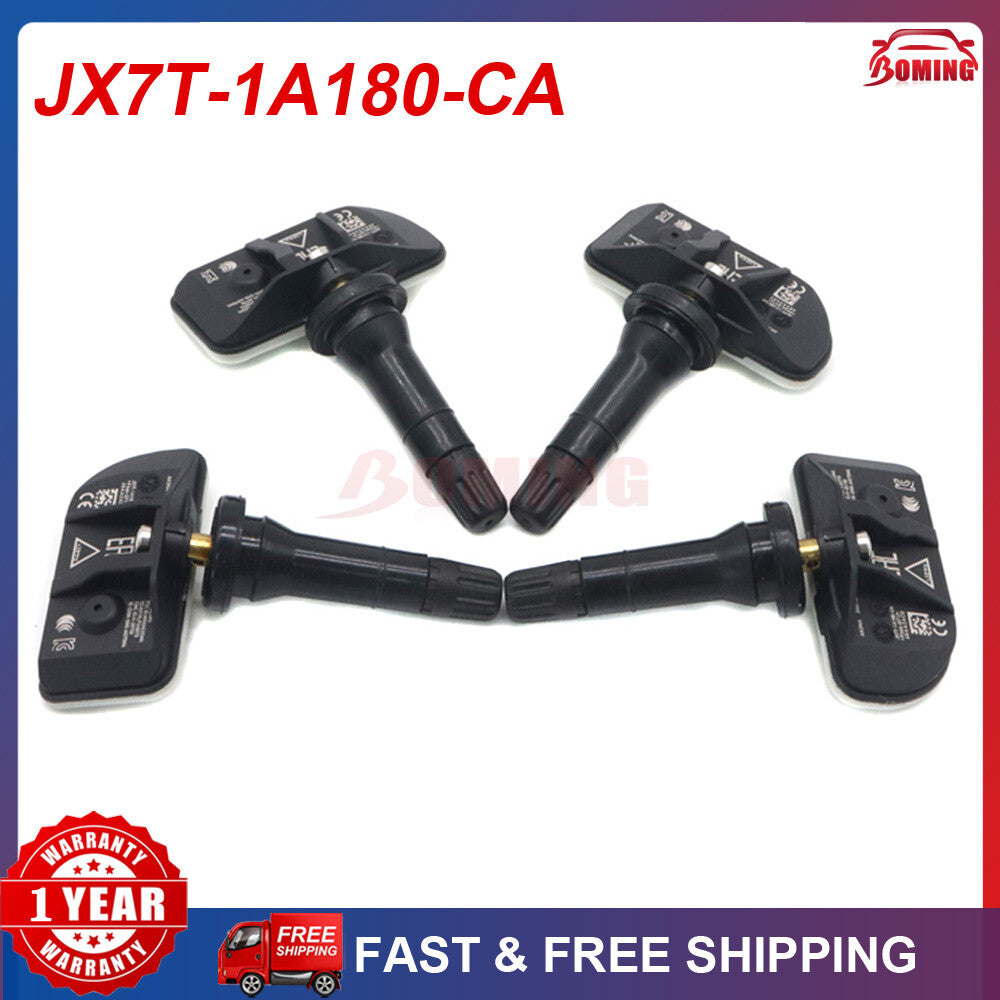 4x JX7T-1A180-CA NEW TPMS Tire Pressure Sensor for Ford 433MHz for LINCOLN AVIATOR