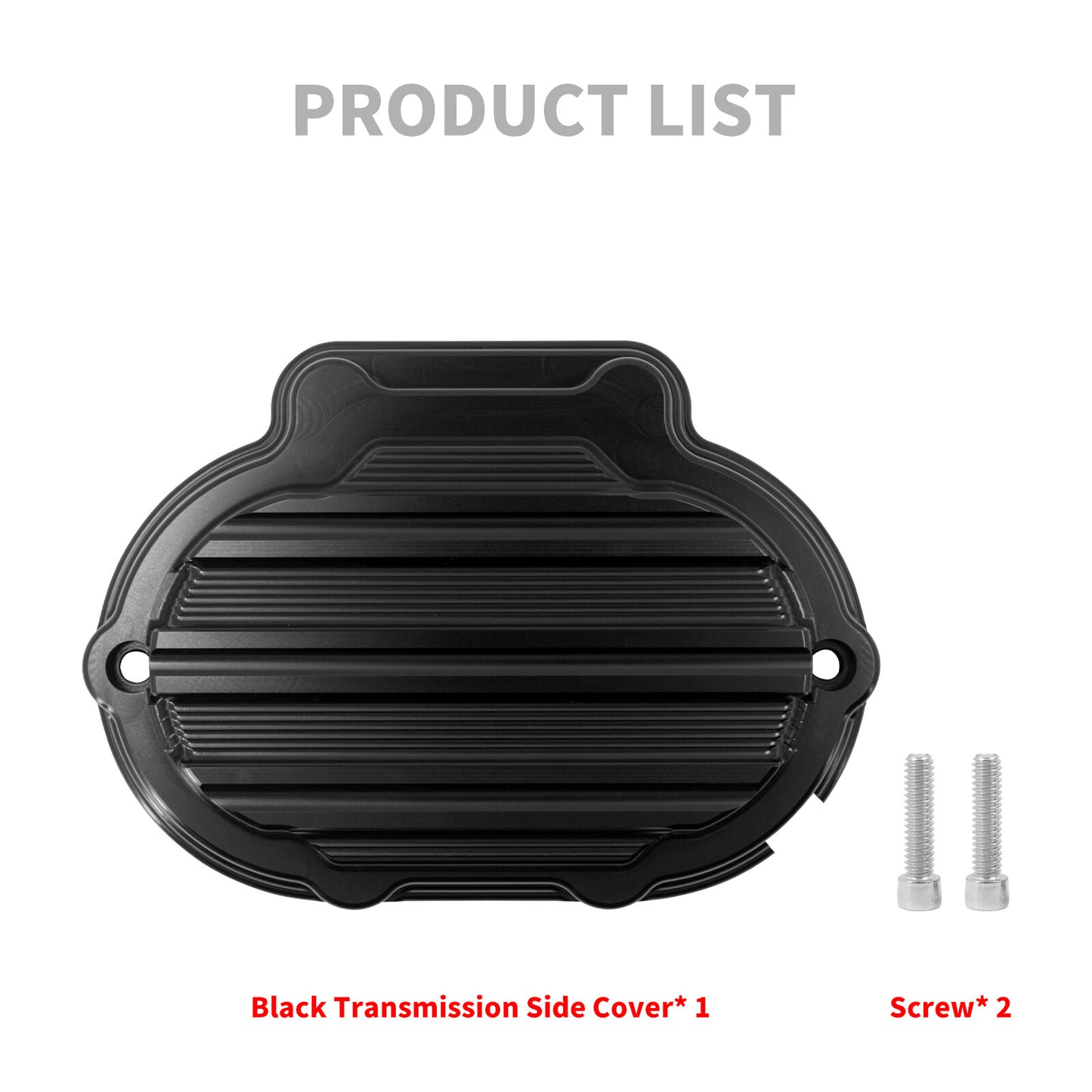Black Gauge Transmission Side Cover for Harley Touring Electra Road Glide 14-23
